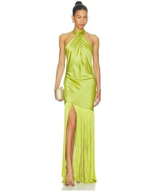 Show Me Your Mumu Jasmine Fringe Maxi Dress - Yellow