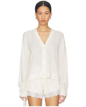 ÉTERNE GILET WALT en Cream - Blanc