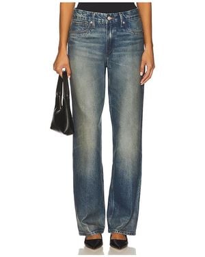 GOOD AMERICAN 90S Relaxed Coated Jeansin Indigo927 - ブルー