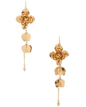 Lovers + Friends Pendientes Rhea En Color Oro Metálico Talla