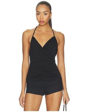 superdown X Blake Evin Amberlyn Halter Top - Negro