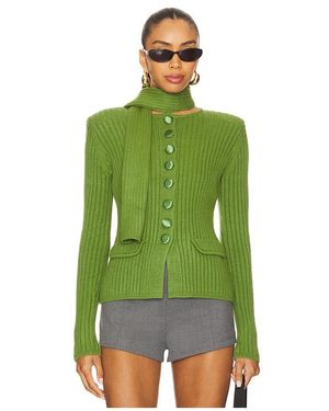 House Of Sunny Power Peggy Top - Green