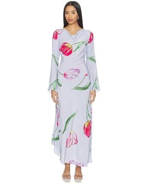 Free People Zadie Diagonal Seam Midi Dress - White