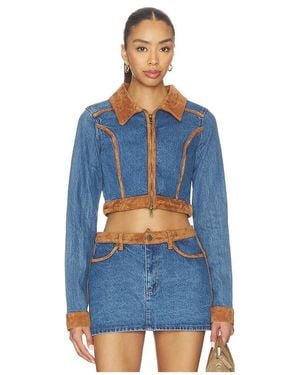 Show Me Your Mumu Dawson Jacket - Blue