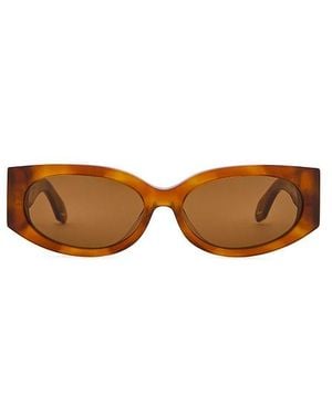 Varley Lambeth Oval Sunglasses - Brown