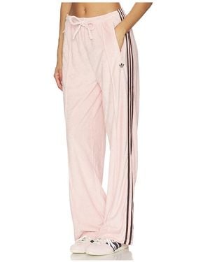adidas Originals Terry Towel Firebird Trousers - Pink