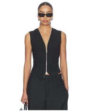 Alexander Wang Chaleco Tailored With Zipper En Color Negro Talla (También En 2, 4, 6, 8)