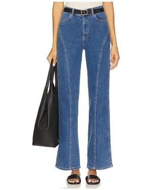 Dr. Denim Moxy Straight Curve Cut - Blue