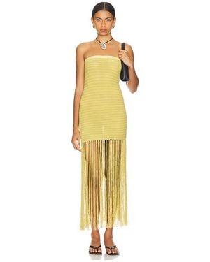 Bec & Bridge Calista Strapless Dress - Metallic