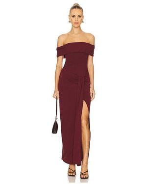 Line & Dot Strickkleid Mazzy - Rot