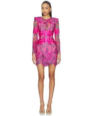 Zhivago Violets And Music Mini Dress - Pink