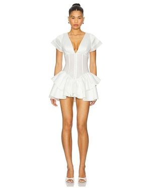OW Collection Aurelia Mini Dress - White