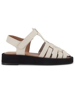 Flattered Gigi Leather Sandal - Black