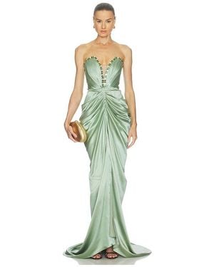La Fuori Gown - Green