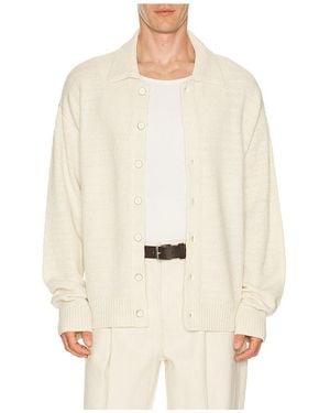 Helmut Lang Slub Wool Shirt - Natural