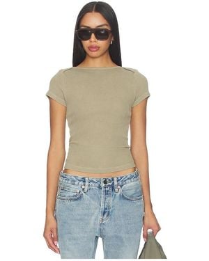 Citizens of Humanity Baby Waffle Tee - Blue