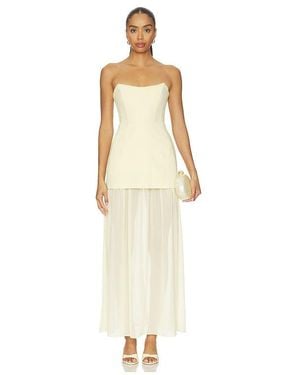 Amanda Uprichard Christy Maxi Dress - White