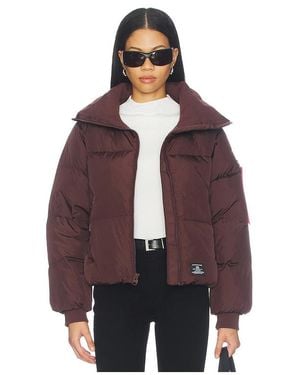 Alpha Industries Sierra Short Puffer Jacket - Purple