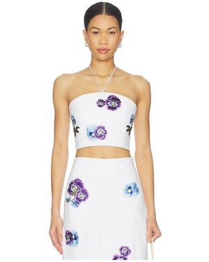 Rosewater House Pansy Bustier En Color Blanco Talla (También En Xs/S)