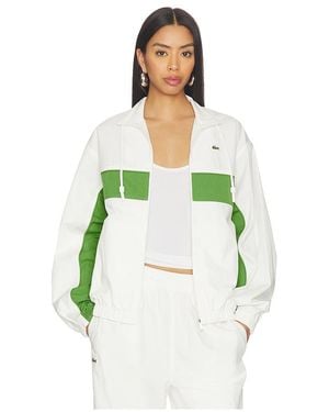 Lacoste Twill-Jacke - Weiß