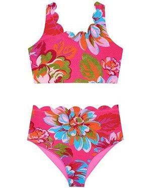 Beach Riot Little Madison & Bea Set - Red