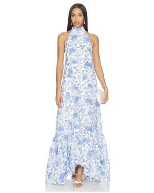 Elliatt Elin Halter Gown - Blue