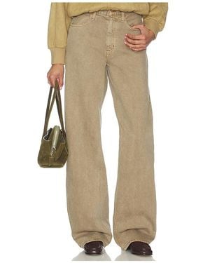 SLVRLAKE Denim Cassie High Rise Relaxed Jeans - Natural