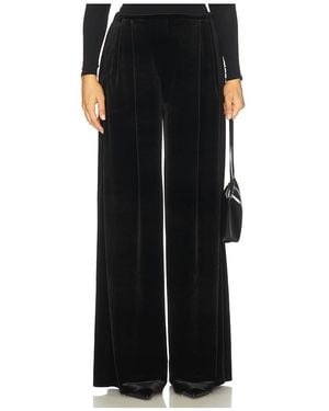 Norma Kamali Mens Pleat Pant - Black