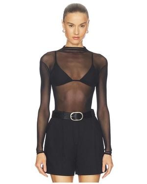 Mimchik Elle Mesh Bodysuit - Black