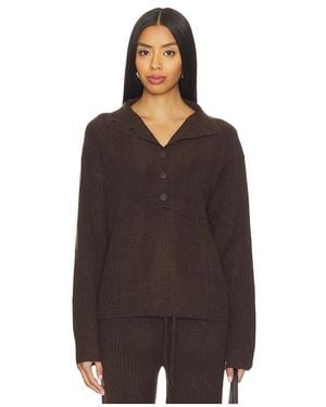 Bobi Jersey En Color Charcoal Talla (También En Xs, S, M) - Marrón