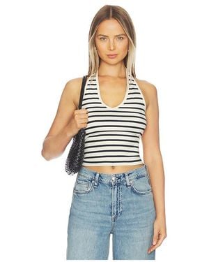 Nili Lotan Britt Halter Top - Blue