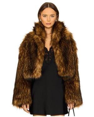 Adrienne Landau Teddy Bomber Jacket - Black