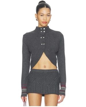 Frankie's Bikinis Mabel Cloud Knit Jumper - Blue