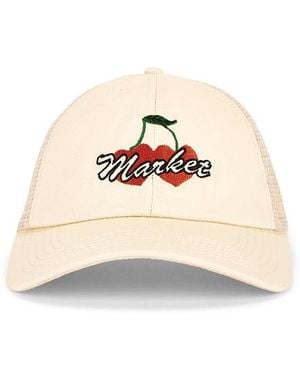 Market Truckermütze Double Cherries - Natur