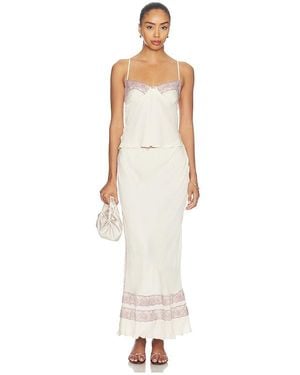 Free People X Intimately Fp Wish You Were Here Slip Set - White