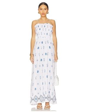 Seafolly Shirred Maxi Dress - White