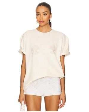 Lovers + Friends Cover Up Tee - White