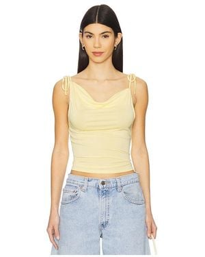 MORE TO COME Banks Drape Top - Blue
