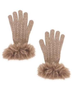 Adrienne Landau The Cashmere Glove - Natural