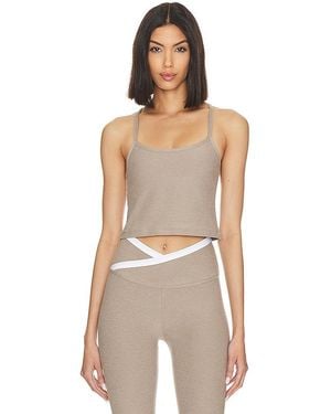 Beyond Yoga Spacedye Slim Racerback Cropped Tank - Natural