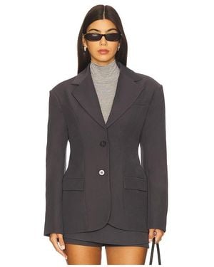 Line & Dot Ida Hourglass Blazer - Black