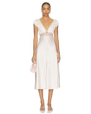 Tularosa Sophia Midi Dress - White