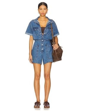 Levi's Kurzoverall Short Sleeve Surplus - Blau