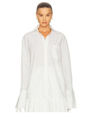 Helsa Classic Oversized Shirt - White