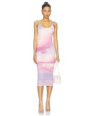 Blumarine Vestido Print Jersey En Color Lavanda Talla (También En Xs, S) - Multicolor