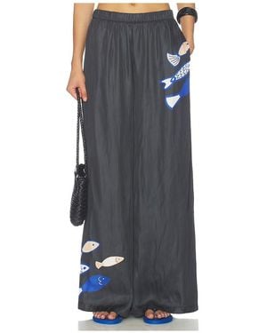 WeWoreWhat Pull On Adjustable Leg Pant - Black