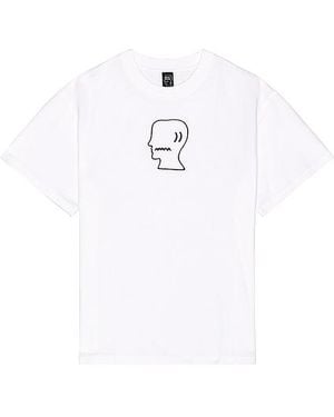 Brain Dead Shirt Logohead - Weiß