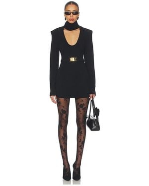 ROWEN ROSE X Revolve Abito Long Sleeve Mini Dress - Black