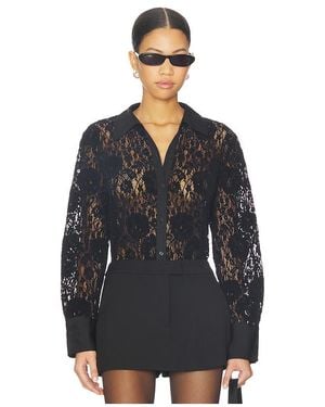 Free People Faith Button Down - Black