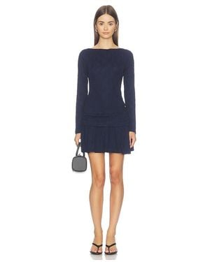 Astr Cora Dress - Blue
